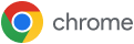 הלוגו של Google Chrome.
