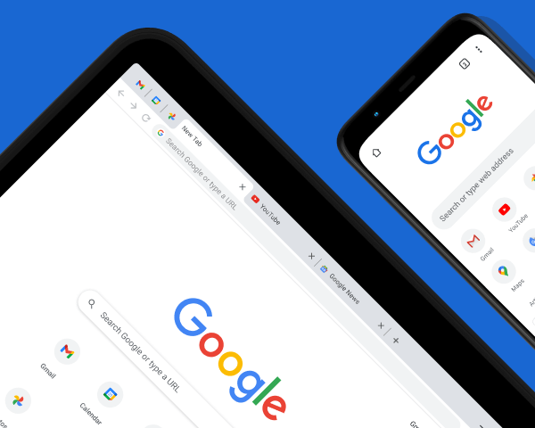 Pixel Slate-Tablet mit Google.com.