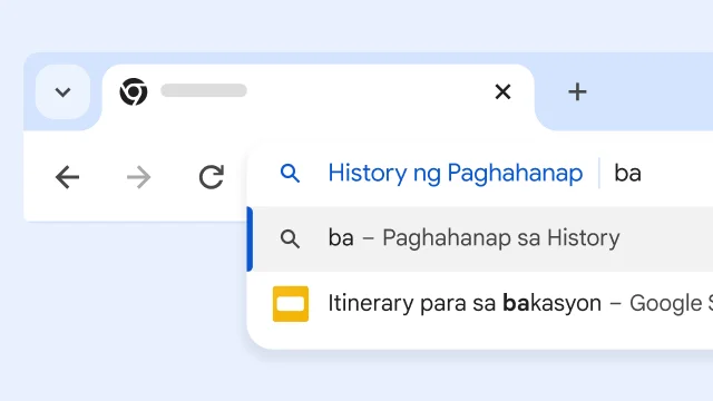 Paghahanap sa Mga Bookmark para sa Bakasyon na nagpapakita ng page para sa Biyahe sa Bakasyon para sa Hiking.