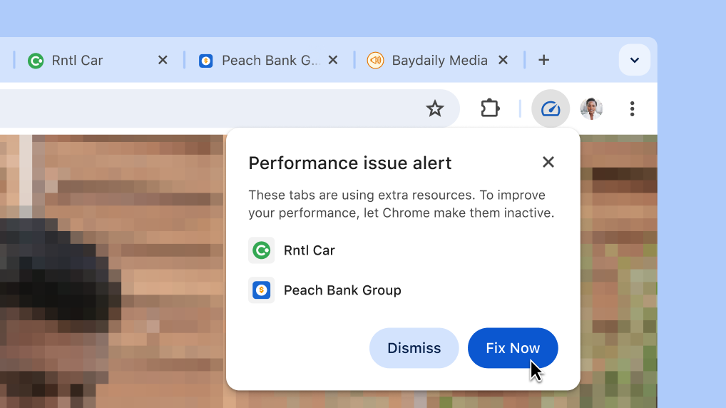 Improve your browser performance with one click