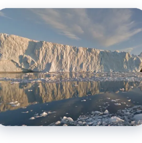 Drift along with an Icefjord in Greenland with Street View
