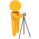 Google Street View Pegman taking a photo